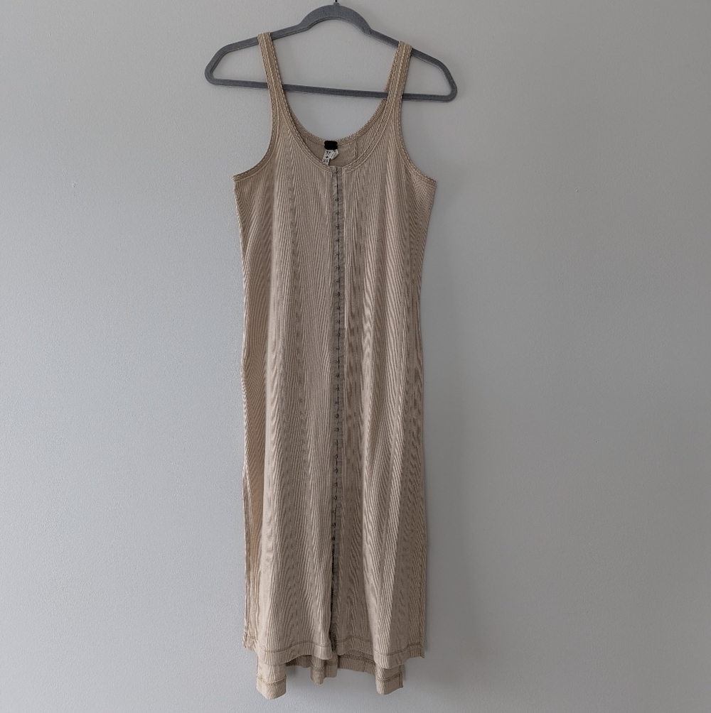 Free People We the Free Drop Needle Ribbed Venice Maxi Dress